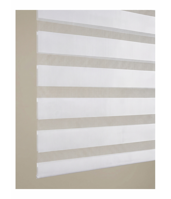 Zebra Blind 6001-6A White/White 300cm