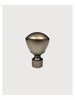 Alum 28mm End Finial Oval