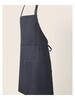 Bib Apron Stripe With Pocket 