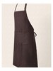 Bib Apron Stripe With Pocket 