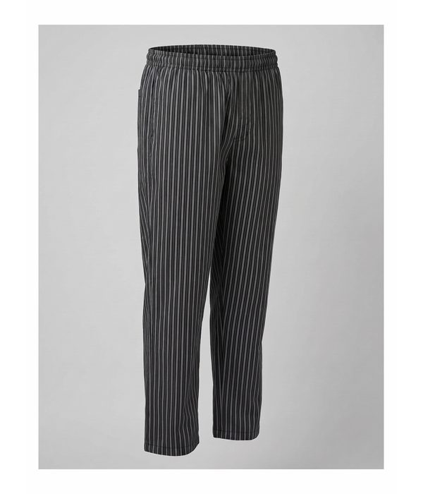 Polyester Stripe Elastic Trouser 