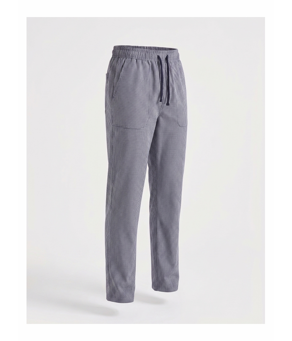 Check Elastic Trouser 