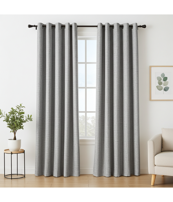 Nirvana Blackout Curtian 2pc/pack with tie