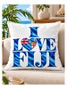 Cushion Cover I Love Fiji 45*45cm