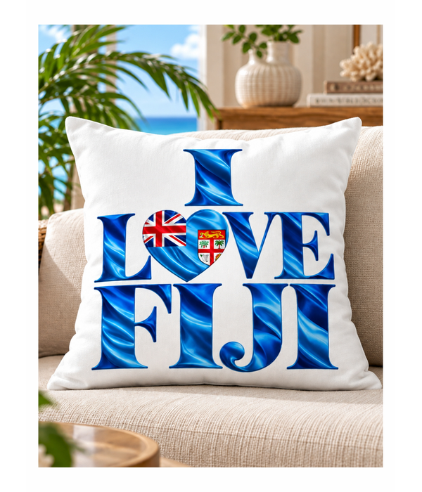 Cushion Cover I Love Fiji 45*45cm