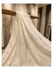 Sheer Curtain Fabric D#10B Cream