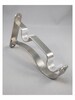Metal Rod Bracket Double Silver