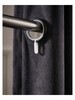 Metal Rod Ring Black