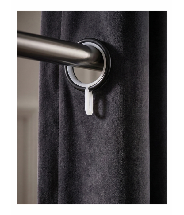 Metal Rod Ring Black