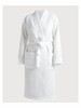 Bath Robe Waffle Small Checks Cotton