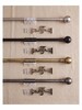 Extendable Curtain Rod 1.6-3mt Set with Round Finials