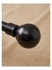 Extendable Curtain Rod 1.6-3mt Set with Round Finials