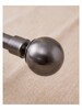 Extendable Curtain Rod 1.6-3mt Set with Round Finials