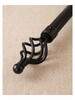 Extendable Curtain Rod 1.6-3mt Set with Spiral Finials