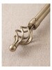 Extendable Curtain Rod 1.6-3mt Set with Spiral Finials