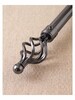 Extendable Curtain Rod 1.6-3mt Set with Spiral Finials