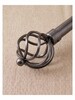 Extendable Curtain Rod 1.6-3mt Set with Sphere Finials
