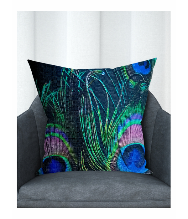 Cushion Cover 45*45cm Peacock D#1