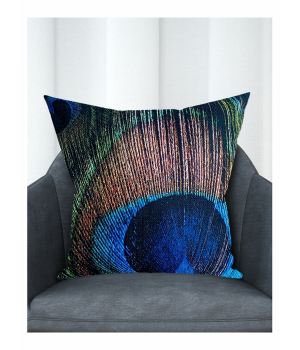 Cushion Cover 45*45cm Peacock D#2