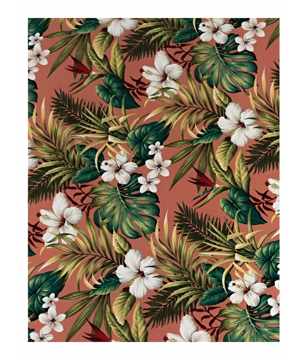 Bark Cloth Kahala HAU012 Coral
