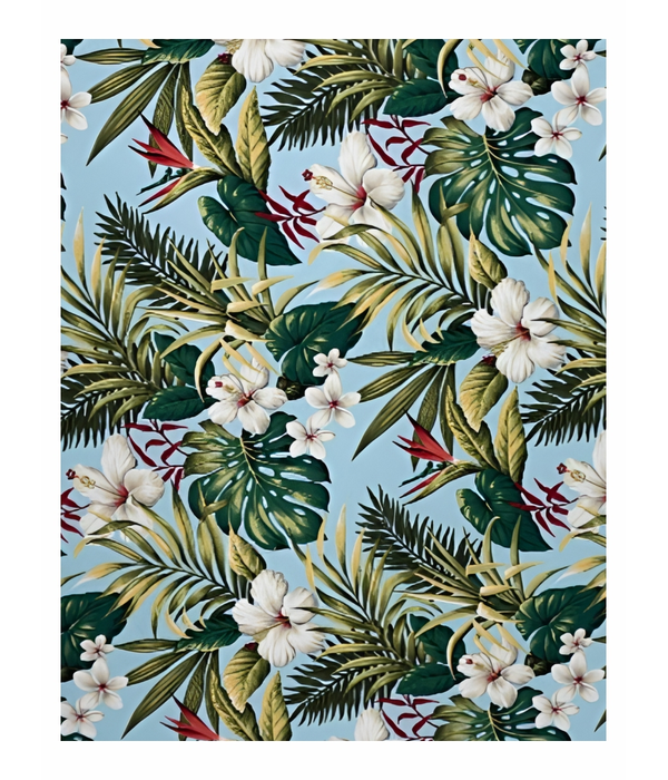 Bark Cloth Kahala HAU012 Sky