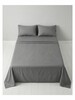 Flat-Fitted Set Cotton Dyed 250TC