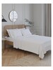 Flat-Fitted Sheet Sets Plain Cotton 375TC 