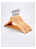 Wooden Hanger Without Clip
