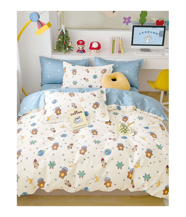 Duvet Bed Set Cotton Printed 24106