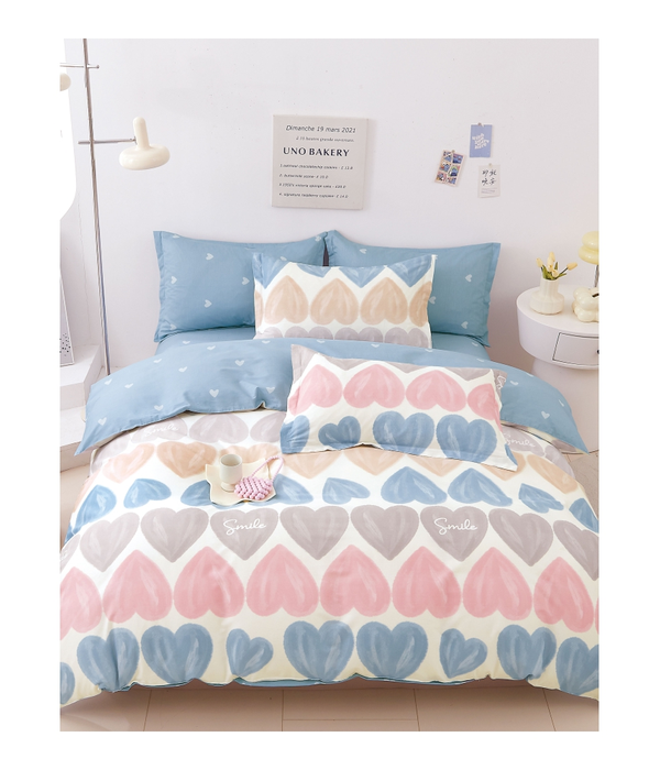 Duvet Bed Set Cotton Printed 24110