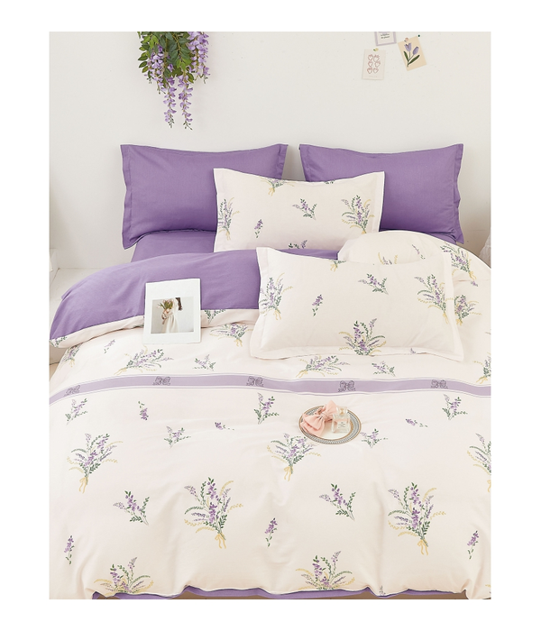 Duvet Bed Set Cotton Printed 24111