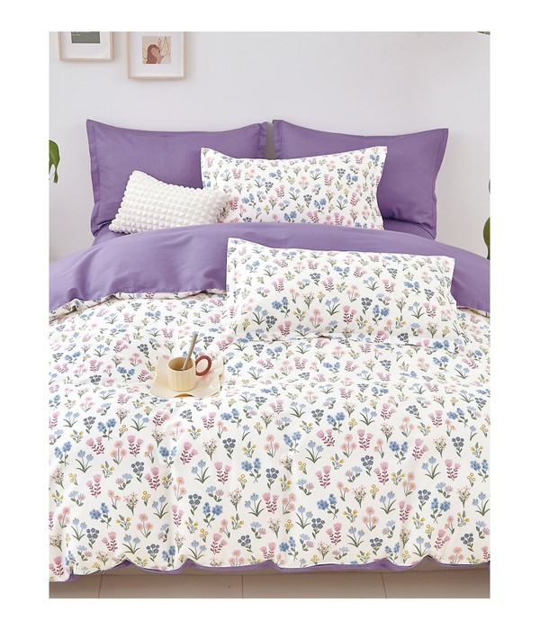 Duvet Set Bed Cotton Printed 24112
