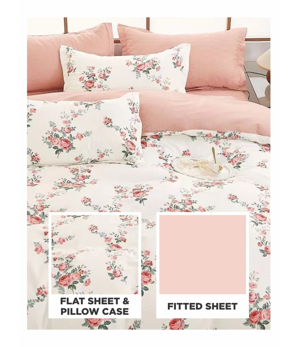 Flat Fitted Set Cotton Printed 24104