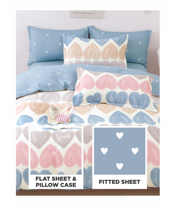 Flat Fitted Set Cotton Printed 24110