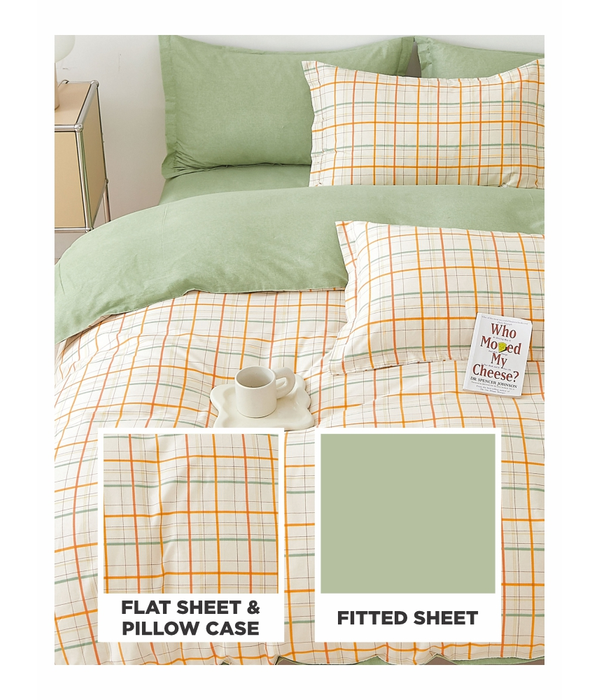 Flat Fitted Set Cotton Printed 24113