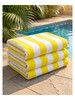 Pool Towel Stripe Yellow-White 