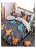 Microfiber Printed Duvet Bed Set 2405