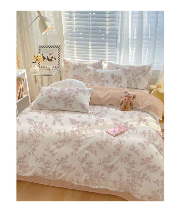 Microfiber Printed Duvet Bed Set 2410