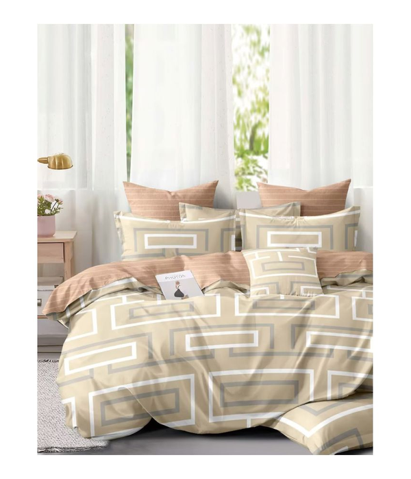Microfiber Printed Duvet Bed Set 2412