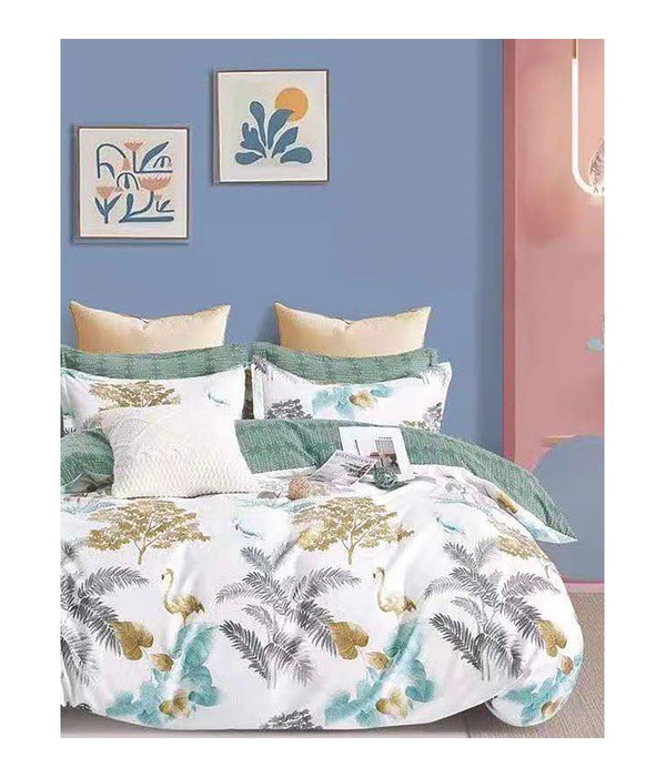 Microfiber Printed Duvet Bed Set 2414