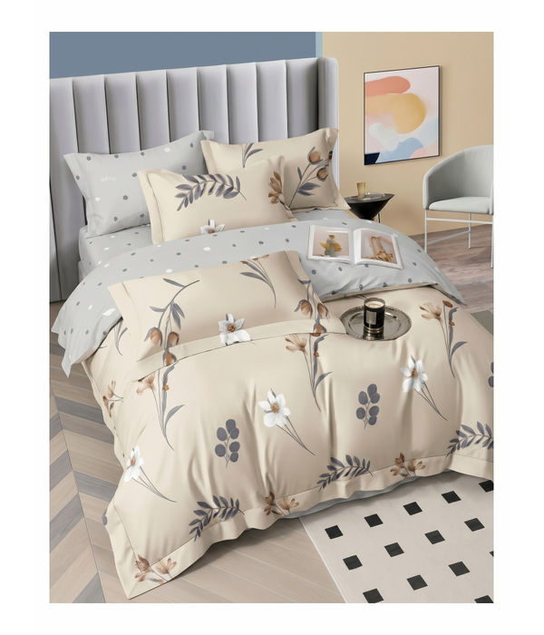 Microfiber Printed Duvet Bed Set 2416