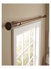 Extendable Curtain Rod 19mm Wood Tapper