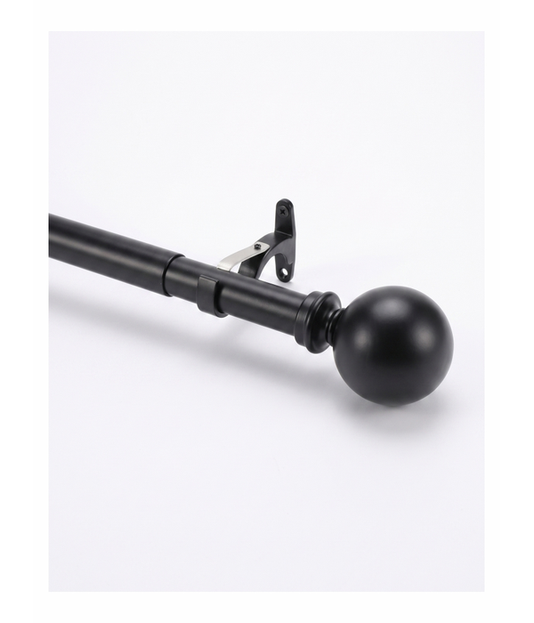 Extendable Curtain Rod 19mm Ball