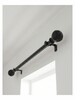 Extendable Curtain Rod 25mm Ball
