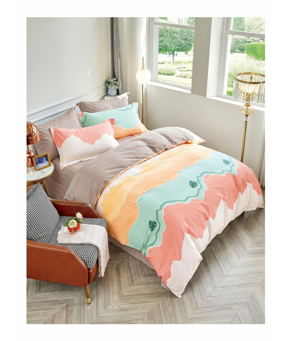 Duvet Bed Set Cotton Printed 2502