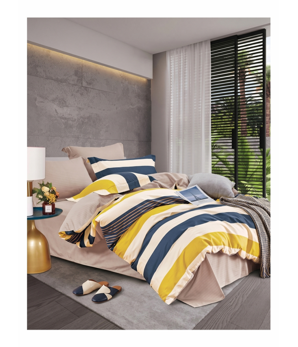 Duvet Bed Set Cotton Printed 2504