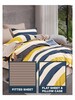 Flat Fitted Set Cotton Printed 2504