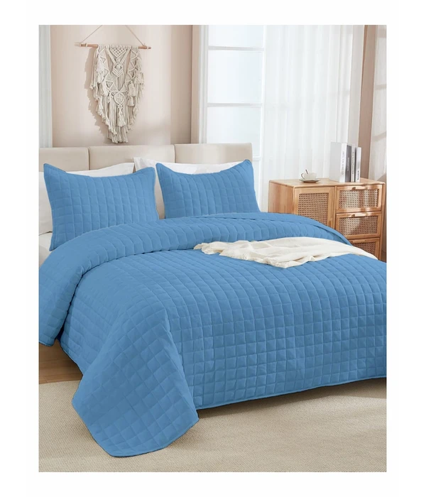Cavala Quilt Set Plain 3 piece