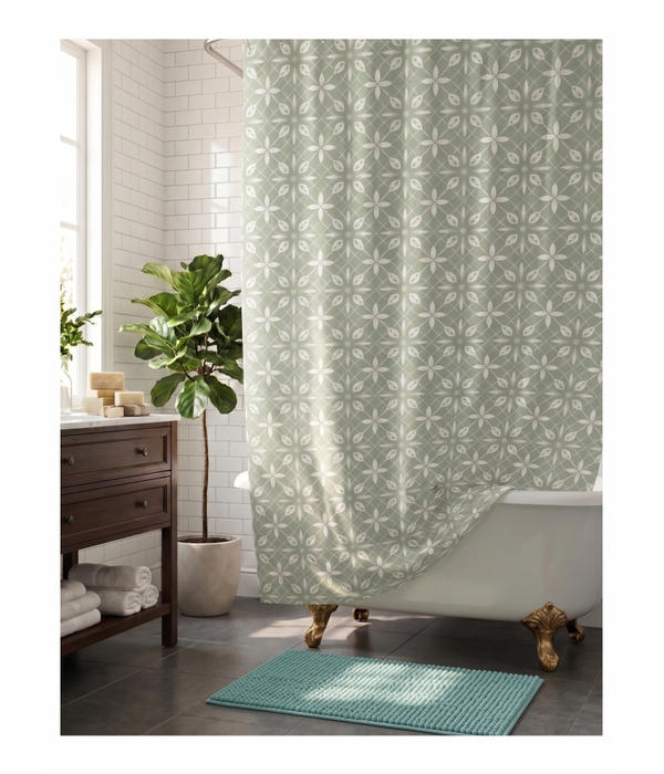SiliVata Shower Curtain Set 01
