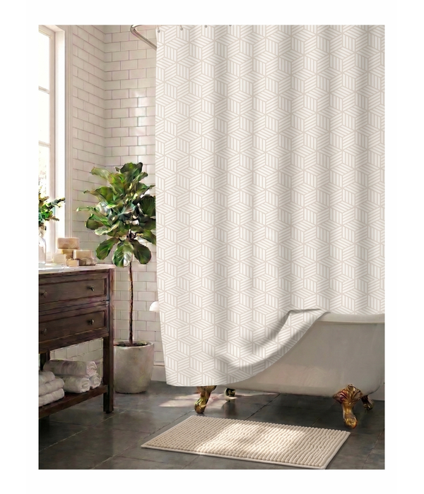 SiliYani Shower Curtain Set 07